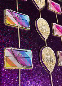 Image 5 of K. Geiger inspired cupcake toppers