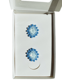 Image 1 of Flare Stud Earrings 