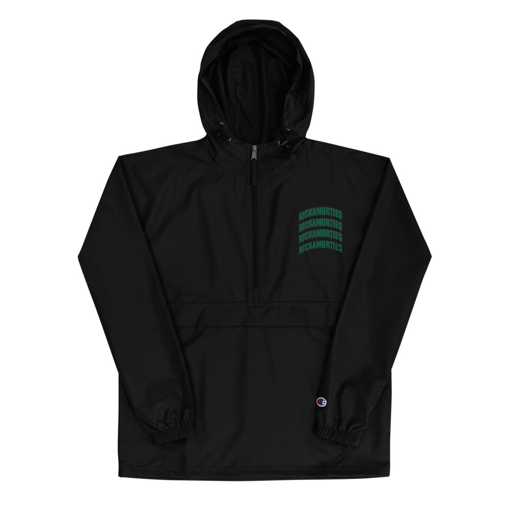 champion packable windbreaker