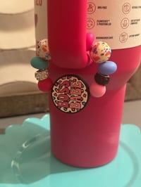 Image 1 of “Boss Babe” tumbler handle charm