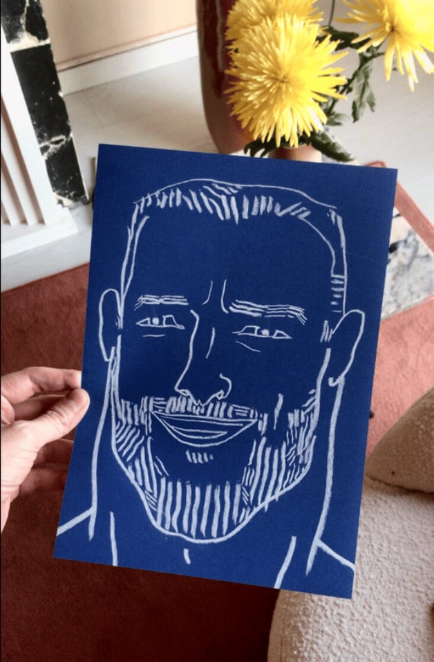 CUSTOM PORTRAIT + EL AMOR  para Jose Daniel Escobar 