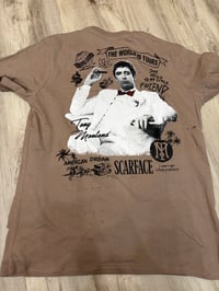 Image 2 of Large tan Scarface front/back lace destroyed