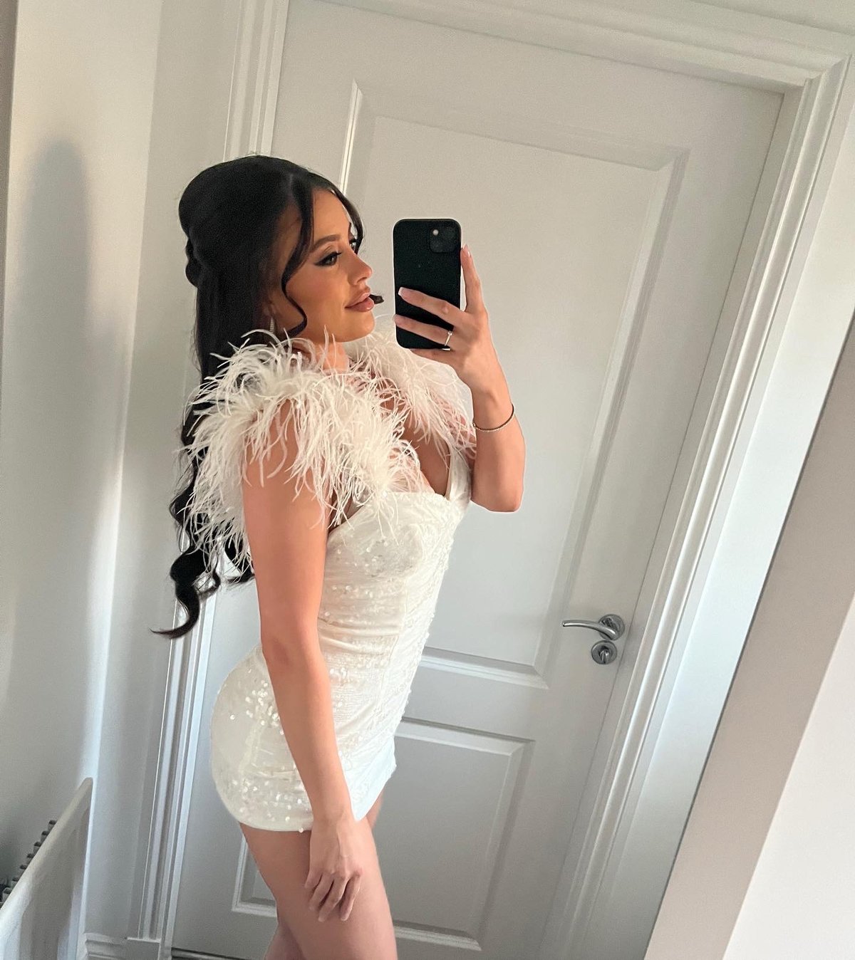 Image of ‘Isla’ feather dress