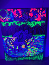 Image 2 of Suicune and Celebi Original Painting