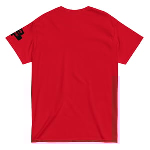 Image of Black Printed Solid T-Shirt