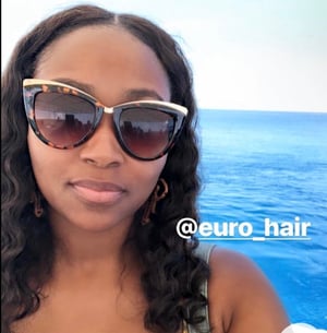 Image of [TAPE-IN] · AQUA CURL INDIAN TAPE IN