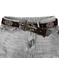 Image 1 of SS26 Arkan Distressed Leather Belt