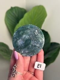 Image 5 of CHOOSE YOUR OWN MOSS AGATE DISK -INDIA- LOT 1
