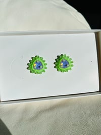 Image 2 of Limey Stud Earrings 
