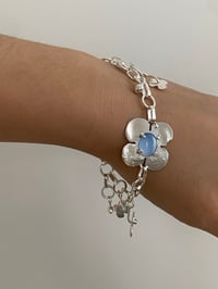 Image 5 of blue petals bracelet
