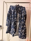 BLUE ARMY PRINT JACKET