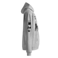 Image 2 of I HAVE SEEN THE FUTURE oversized hoodie Athletic Gray