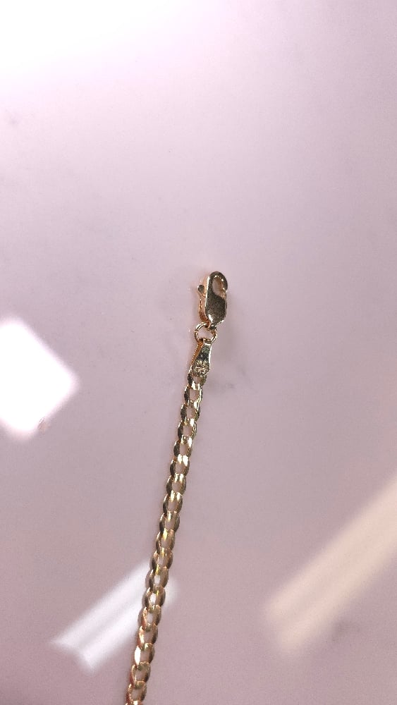 Image of 14k Curb chain bracelet