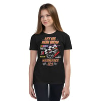 "Nascar Theme Hebrews 12:1" Youth T-Shirt