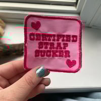 Image 2 of Certified Strap Sucker Embroidered Patch