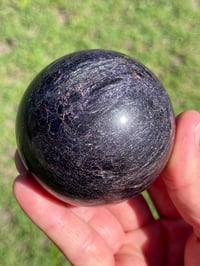 Image 7 of Charoite Aegirine & Pyrite 7cm Sphere I Siberia Russia #2877