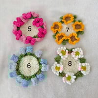 Image 3 of Crochet Flower Pot Coasters 