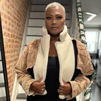 Image 1 of Denim & Faux Fur Jacket (WORN) 