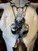 Crystallized Cat Skull - Necklace