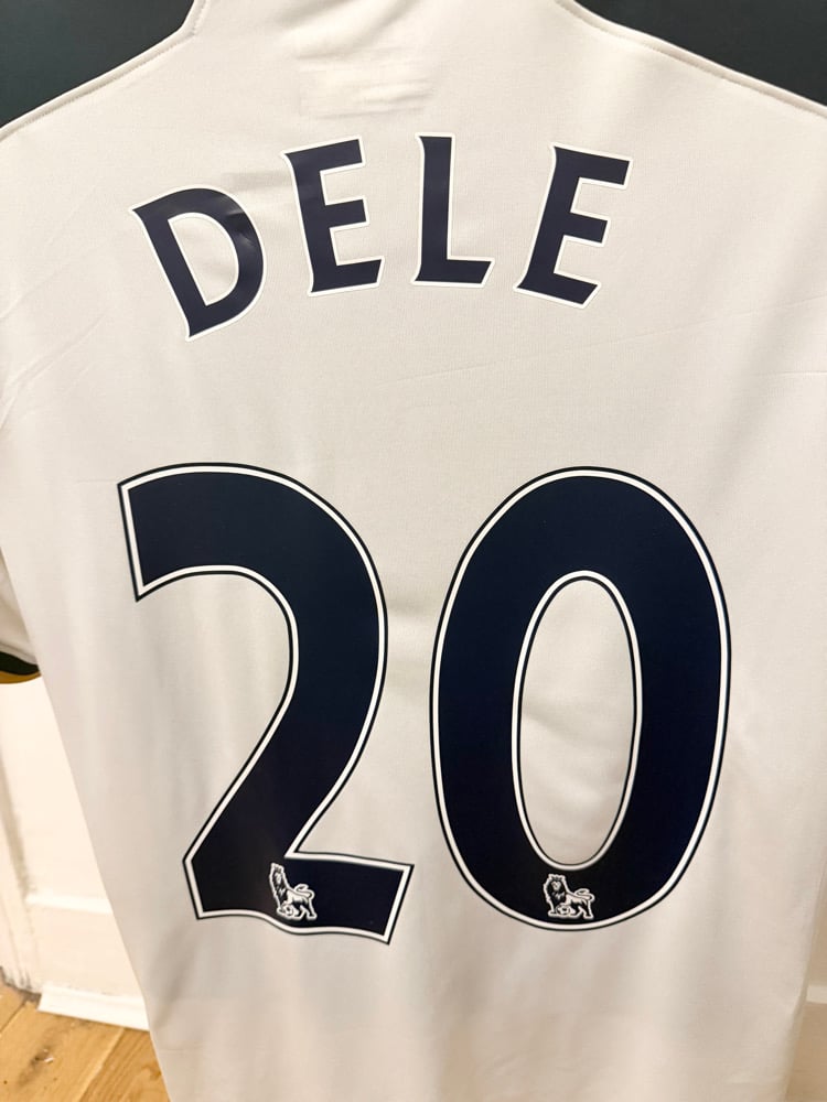 Image of PRE ORDER: Tottenham Hotspur “DELE 20” 2016/17 Home Shirt + PL patches (M)
