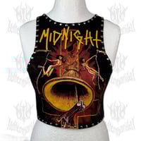Image 1 of Midnight "Hellish Expectations" Muscle Top (SIZE M)