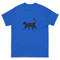 Image 8 of CAT PETTING CHART T-SHIRT