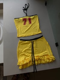Image 2 of yellow two piece set (sz med)