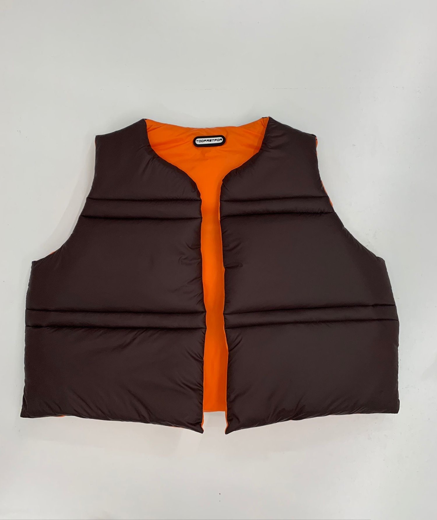 Image of TooFastFor Choco Puffer Vest