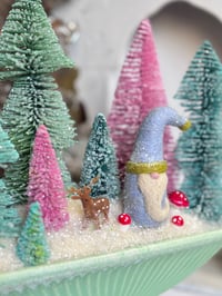 Image 3 of Winter Scene - Blue Gnome 