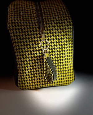 Image of Yellow houndstooth duffle 