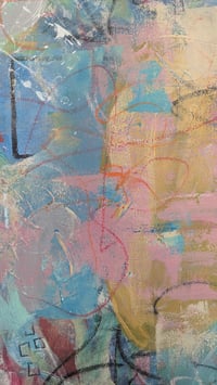 Image 3 of The Mental Load, Original mixed media on canvas