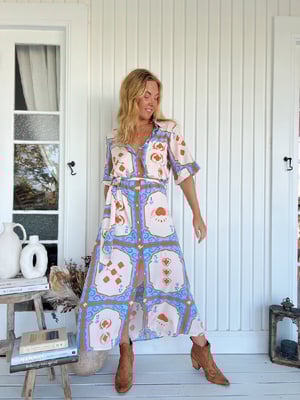 Image of Ace of Spades Print Pepper Midi Dress. By JAASE 
