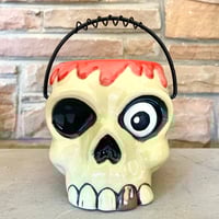 Image 3 of WHAT’S COOKIN’? Limited Edition “Bone Shakin’ White” 36 oz Tiki Mug 