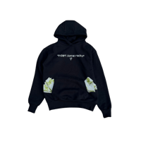 Image 1 of BLACK INSERT SOME RACKS HOODIE
