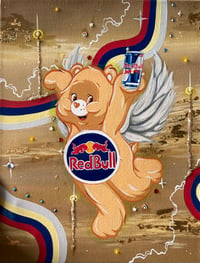 REDBULL CAREBEAR - canvas 