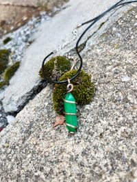 Image 3 of Green Chalcedony Pendant 