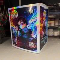 Image 3 of Tanjiro Dual Dragons with LED Lights with 6” Custom Box