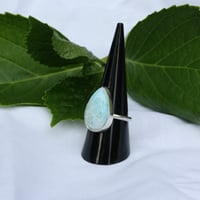Image 5 of Larimar Teardrop Ring 