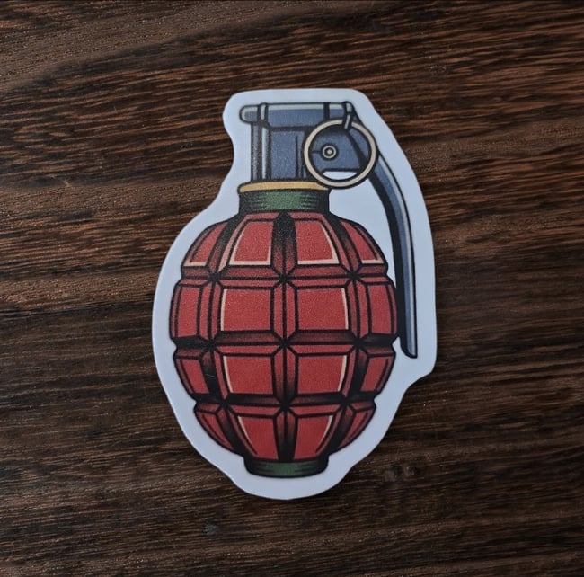 457. Grenade sticker
