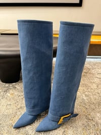 Image 1 of DIKA DENIM BOOTS