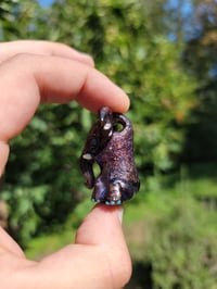 Image 7 of Matalic Magenta Baby Elephant Pendant