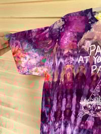 Image 2 of MEDIUM Party At Your Own Pace Tie Dye Shirt I14