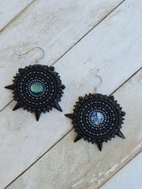 Image 1 of Black Abalone earrings 