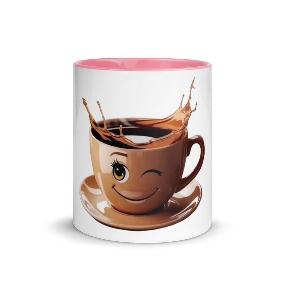 Image of Good morning Coffee mug with Color Inside