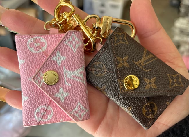 Louis Vuitton Kirigami Pouch Bag Charm and Key Holder Monogram Brown
