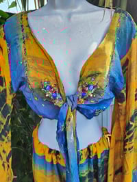 Image 2 of Athena Stevie Maxi Skirt Set- waist goes to 46 inches and pulls tiny size