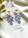 Azul Floral Dangles