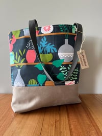 Image 3 of Fabric Tote Bag - Succulents Design