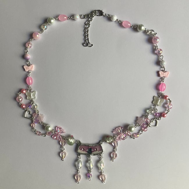 Beaded Angel Necklace