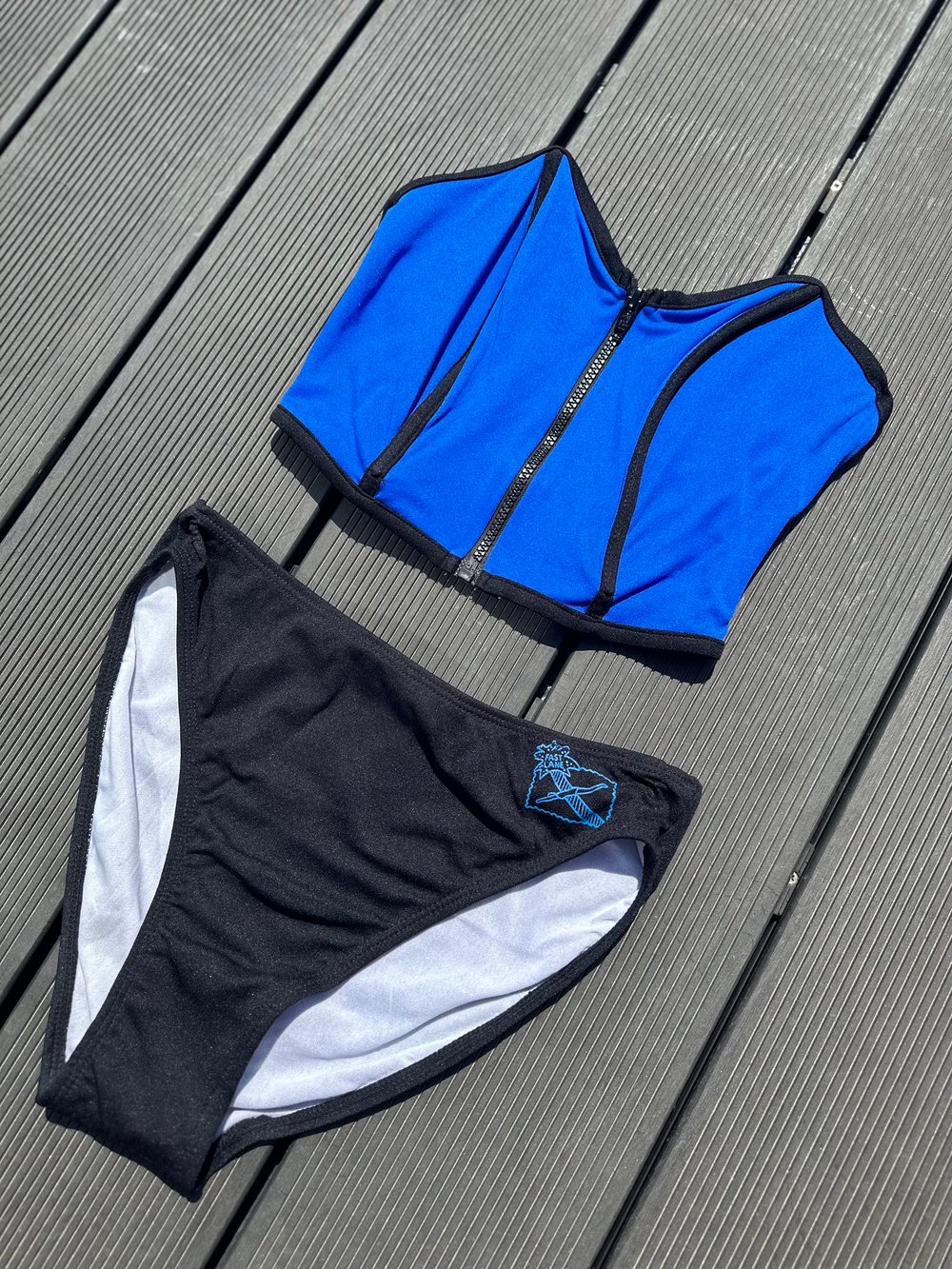 Image of 80's Strapless High Rise Bikini M